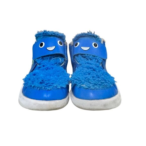 Nike Team Hustle D 10 Monster Shoes Blue Furry Face Toddler Size 10C Rare Cute - Picture 2 of 8